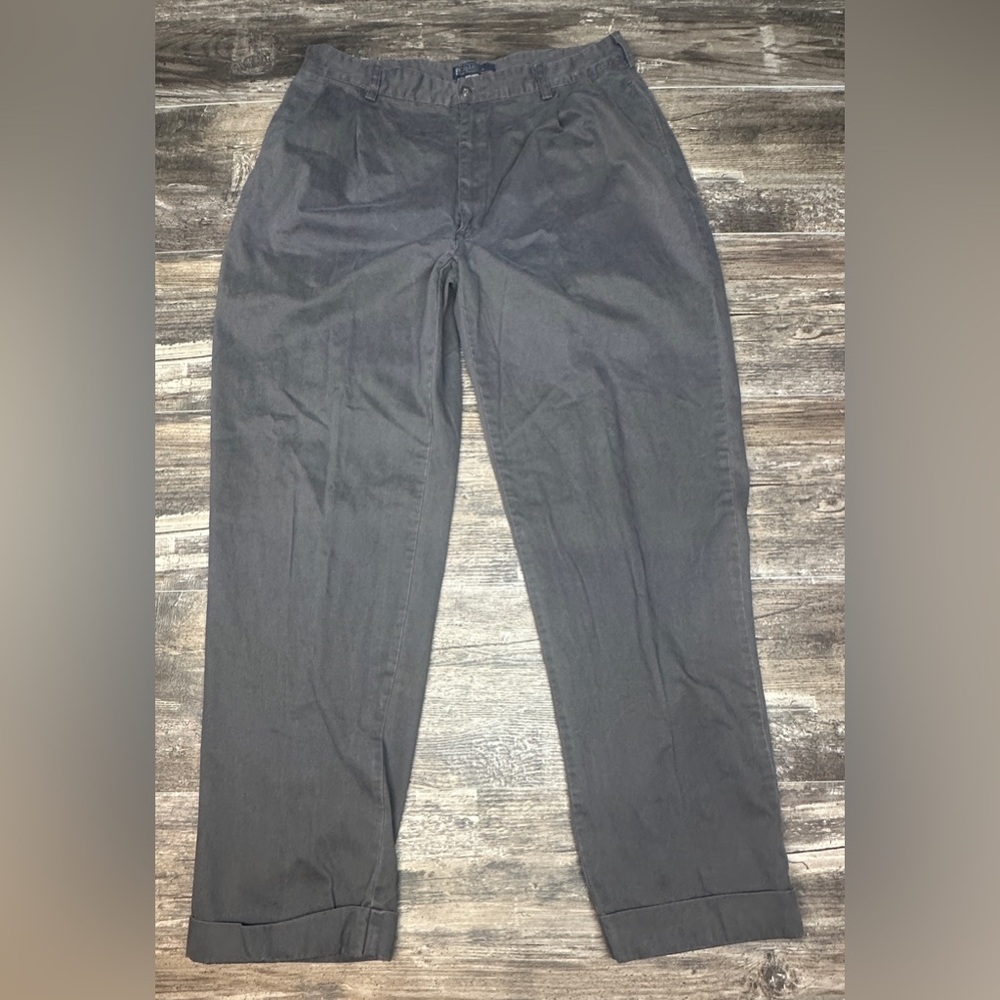 Ralph Lauren Men's Straight-Fit Chinos — Charcoal